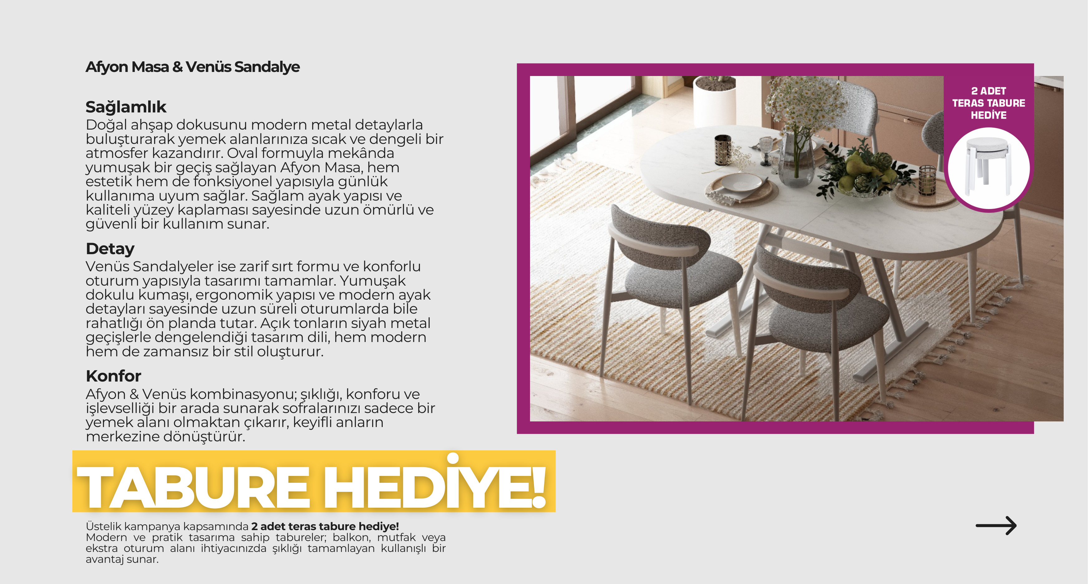 Mutfak Masa Takımları 2025 Koleksiyonu